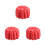 3Pièces Pâtisseries Fausses Décoratives Rouge Pastèque En Argile Fine 2