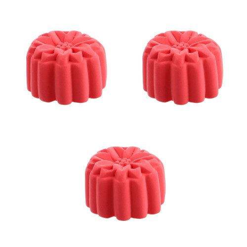3Pièces Pâtisseries Fausses Décoratives Rouge Pastèque En Argile Fine 2
