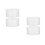 4Pcs High-Density Foam Cake Dummies White for Cake Decorating Practice 4