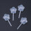 Raindrops 50pcs Plastic Jam Pipette Assorted Color For Cooking 1.3in 10