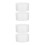4Pcs High-Density Foam Cake Dummies White for Cake Decorating Practice 9