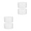 4Pcs High-Density Foam Cake Dummies White for Cake Decorating Practice 10