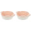 2Pcs Pink Ceramic Baking Dish Double Handle Baking Tray Oven Safe 2