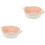 2Pcs Pink Ceramic Baking Dish Double Handle Baking Tray Oven Safe 3