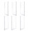 6pcs acrylic cake scrapers for home baking kitchen use 3