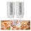 40Pcs Silver Tinfoil Cups Disposable Muffin Baking Liners for Kitchen 8