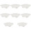 8Pcs Premium Ceramic Snail Baking Plate White for Oven Dishwasher Safe 8