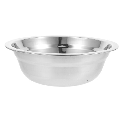 3Pcs Stainless Steel Mixing Bowls Silver Nesting Kitchen Prep Basins 1