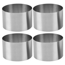 12Pcs Round Stainless Steel Cake Rings Baking Molds for Cookies Donuts