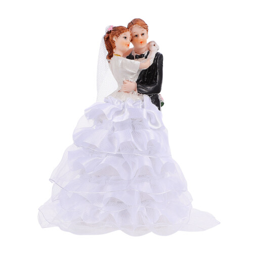2 Pcs Couple Design Cake Decor Wedding Party 2