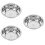 3Pcs Stainless Steel Mixing Bowls Silver Nesting Kitchen Prep Basins 9