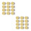 100Pcs Gold Cake Bottom Boards Sturdy Cardboard Cake Display Trays 7