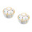 2Pcs Ceramic Cooking Pot with Lid White Kitchen Soup Storage Container 8