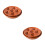 2Sets Coffee Multifunctional Ceramic Escargot Dish with 6 Compartments 6