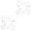 12 Pcs Stainless Steel Cookie Diy Biscuit Mould Baking Tools Alpaca 3