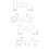 12 Pcs Stainless Steel Cookie Diy Biscuit Mould Baking Tools Alpaca 7