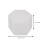 9Pcs White Cake Molds Hexagon Shape DIY Craft Cake Decorating Props 3