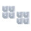 8Pcs Durable Silver Gas Burner Covers Easy Clean Stove Protectors 3