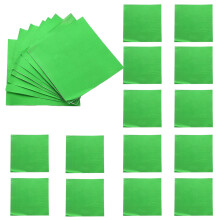 200Pz Carta Da Incarto Verde in Alluminio Per Cioccolato E Caramelle
