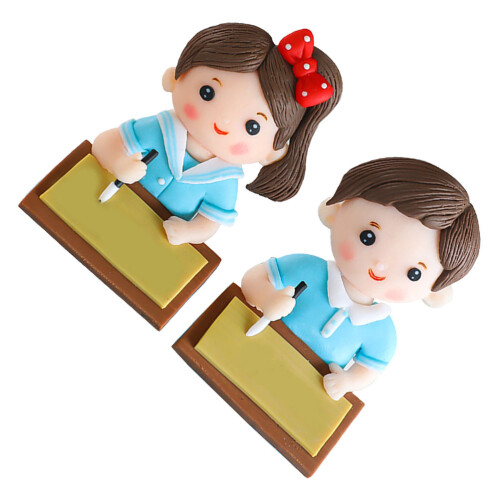 4Pcs Miniature Graduation Cake Toppers Assorted Colors for Cakes 1