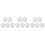 15Pcs Multi-Function White Foam Cake Dummies for DIY Floral Crafts 6