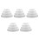 20Pcs White Reusable Foam Cake Molds for Practice and Wedding Decor 4