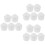 15Pcs Multi-Function White Foam Cake Dummies for DIY Floral Crafts 8