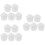 15Pcs Multi-Function White Foam Cake Dummies for DIY Floral Crafts 9