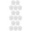 15Pcs Multi-Function White Foam Cake Dummies for DIY Floral Crafts 10