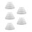 20Pcs White Reusable Foam Cake Molds for Practice and Wedding Decor 7