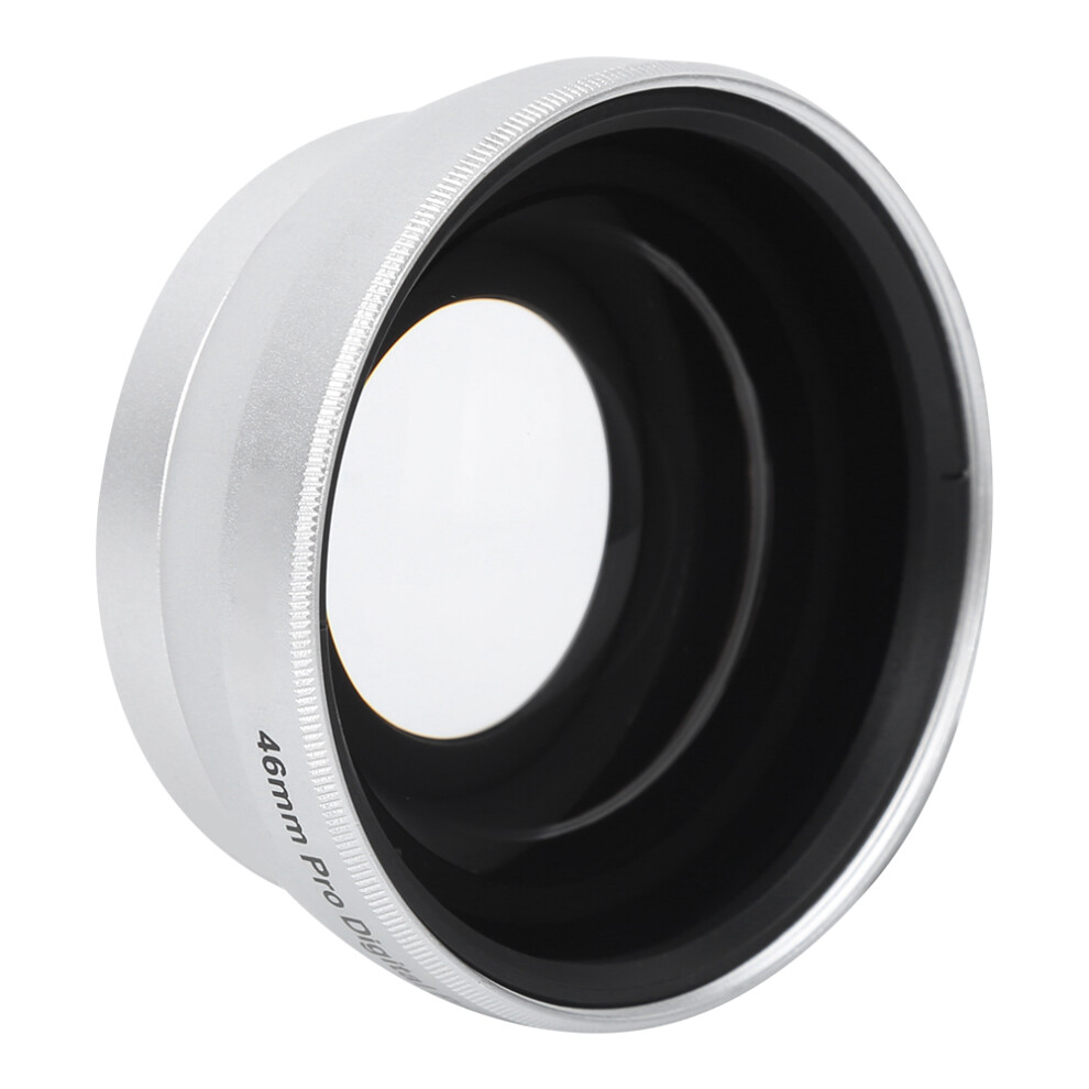 0.45X 46Mm Camera Wide Angle Lens For Enhanced Photos Silver 4231388150933