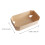 1 Set 10Pcs Bread Packing Boxes Wooden Baking Pans Dried Fruit Plates 9