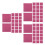 300Pcs Pink Candy Package Papers Easy Use Wrappers for Baking Candy 6