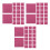 300Pcs Pink Candy Package Papers Easy Use Wrappers for Baking Candy 7