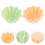 20Pcs Assorted Silicone Baking Molds Flower Shape Cupcake Tools 6