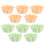 20Pcs Assorted Silicone Baking Molds Flower Shape Cupcake Tools 7