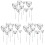 60Pcs Silver Heart Cupcake Toppers Lightweight Wedding Cake Decor 4