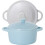 2pcs small ceramic food bowl with double handles for kitchen use 6