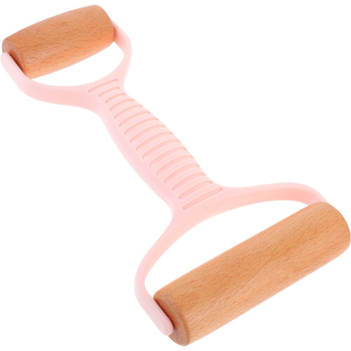 4Pcs Reusable Pink Dual Ends Pastry Roller Wooden Kitchen Tool 1
