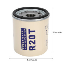 Fuel Water Separator Element for R20T, Aluminum, 102mm