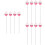 100pcs Strong Display Hangers Self Adhesive Hooks Removable Tape For Store Wall 6