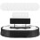 2pcs Automatic Rotating Sushi Display Stand Turntable 2
