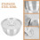 stainless steel steamed egg bowl with lid soup tableware 10