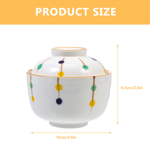 Creative Ceramic Stew Pot with Lid Food Container 1