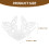 100Pcs White Paper Chocolate Holder Disposable Candy Wrapping Trays 10