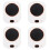4Pcs Household Mug Warmer White USB Heating Mat for Hot Beverages 4