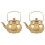 2Pcs Stainless Steel Tea Pot with Comfortable Handle for Kitchen 3