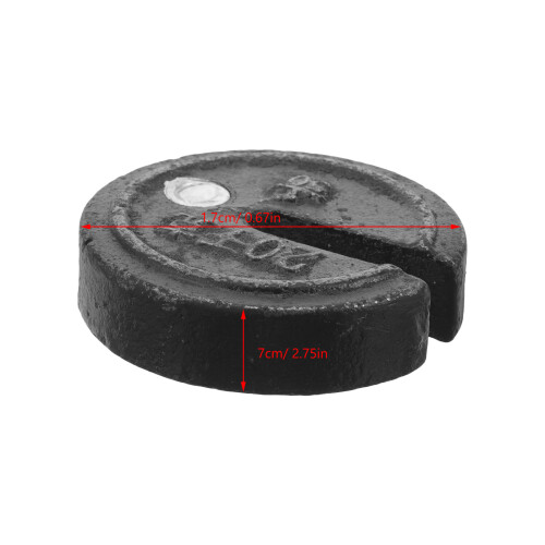Traditional Black Iron Scale Weight Convenient and Durable 1