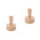 2Pcs Natural Wood Tart Mold Set with Removable Bottom for Baking 5