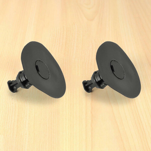 Jack Hole Covers Compatible with Mercedes-Benz C-Class E-Class CLK 1994-2003, Black Plastic 2-Pack 2